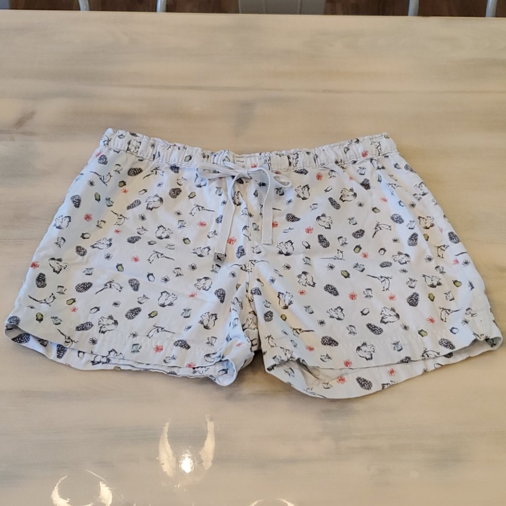 Eddie Bauer Flannel Pajama Short Size M